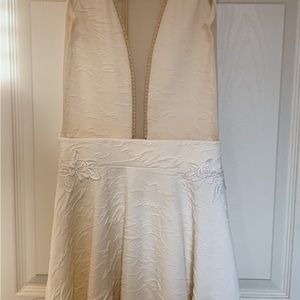 White classy dress